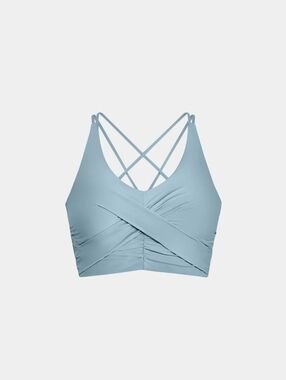 Knix Studio V-Neck Bra Blue Size M NWT Discontinued